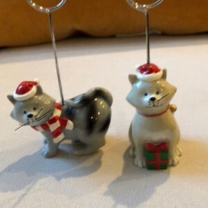 Christmas Cat Photo Holders